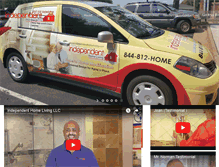 Tablet Screenshot of independenthomeliving.com